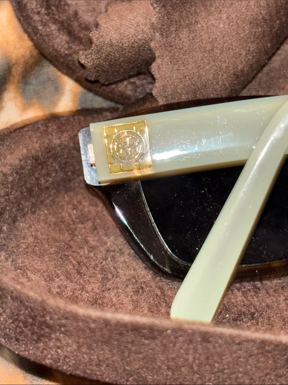 Tory Burch Mint Green Sunglass Temples